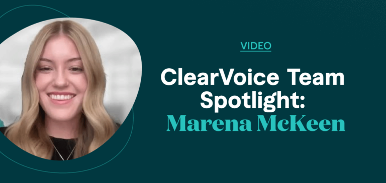 ClearVoice Team Spotlight Interview Marena McKeen