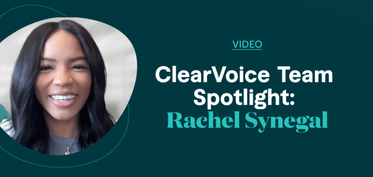 ClearVoice Team Spotlight Interview Rachel Synegal