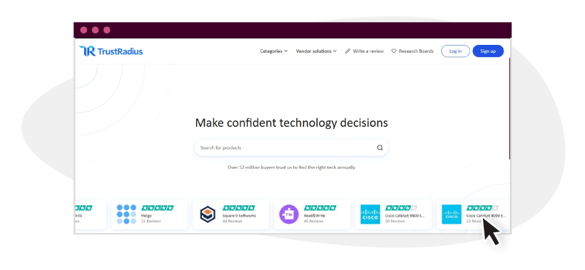 Trust Radius B2B Business Customer Reviews 
