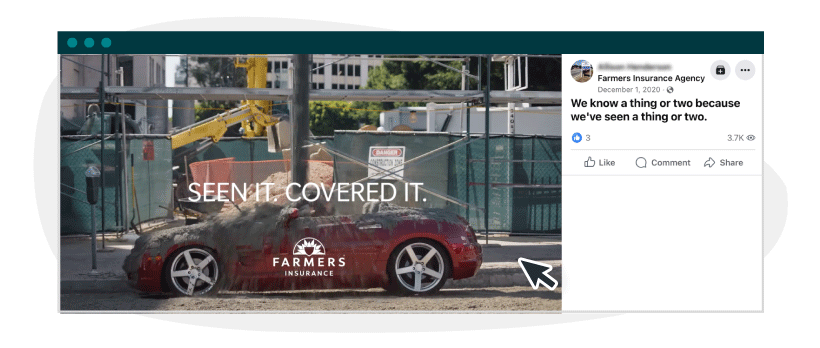Farmers commercials took real, sometimes downright bizarre, claims and turned them into entertaining stories that also gave customers confidence.