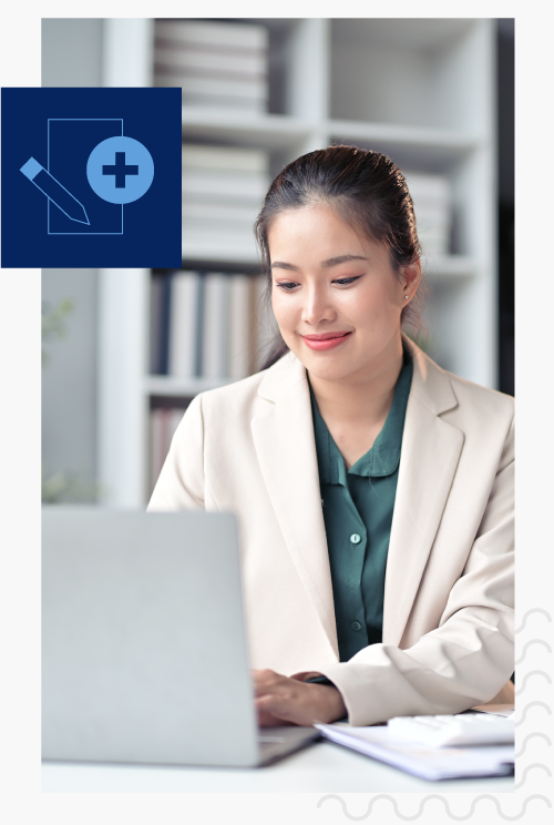 person looking at Medical Content Types