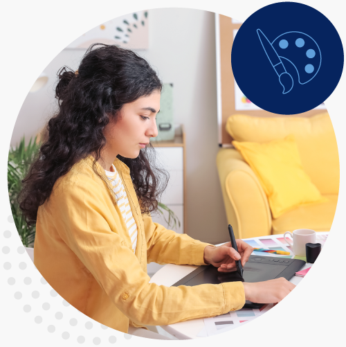 Infographic designer that ClearVoice approves of