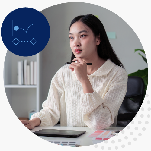 Motion graphic designer animator enhancing content marketing