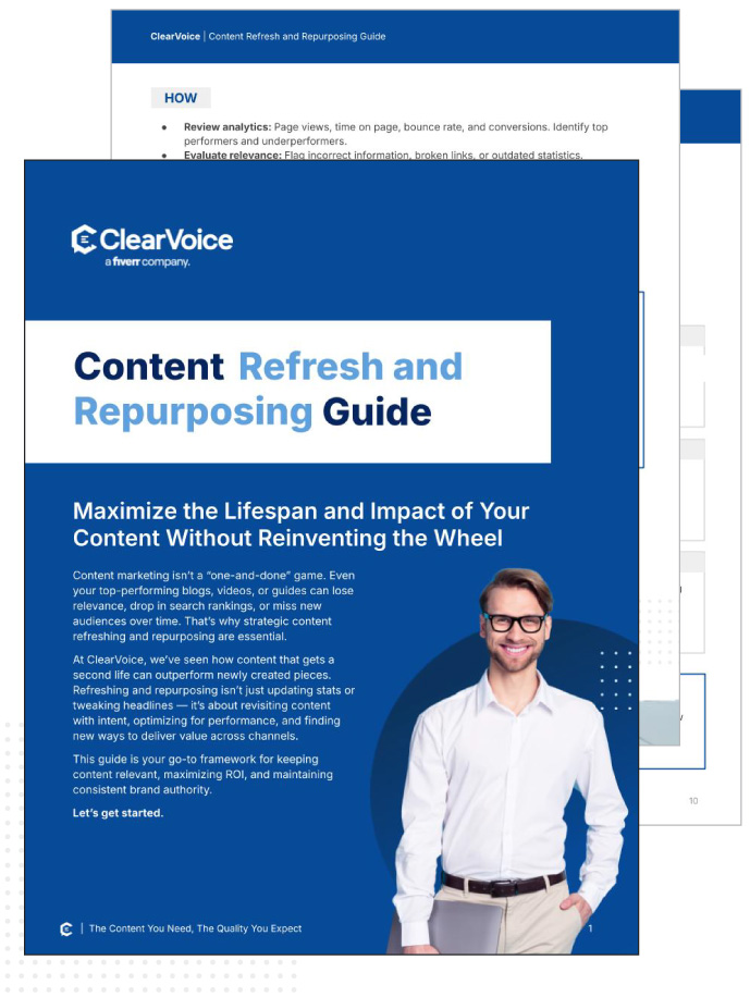 Refresh and Repurposing Guide